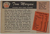 Tom Morgan, Pitcher, New York Yankees, from Color TV Set series, series 10 (R406-10) issued by Bowman Gum, Issued by Bowman Gum Company, Commercial color lithograph