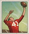 Card Number 22, Bill Dewell, Left End, Chicago Cardinals, from the Bowman Football series (R407-2) issued by Bowman Gum, Issued by Bowman Gum Company, Commercial color lithograph