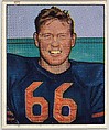 Card Number 28, Clyde Turner, Center, Chicago Bears, from the Bowman Football series (R407-2) issued by Bowman Gum, Issued by Bowman Gum Company, Commercial color lithograph