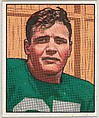 Card Number 42, Barry French, Tackle, Baltimore Colts, from the Bowman Football series (R407-2) issued by Bowman Gum, Issued by Bowman Gum Company, Commercial color lithograph