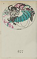 Small Satyr with Cornucopia, Dagobert Peche Austrian, Color lithograph
