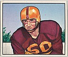 Card Number 101, Harry Ulinski, Center, Washington Redskins, from the Bowman Football series (R407-2) issued by Bowman Gum, Issued by Bowman Gum Company, Commercial color lithograph