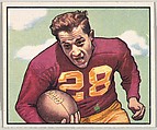 Card Number 102, Frank Spaniel, Halfback, Washington Redskins, from the Bowman Football series (R407-2) issued by Bowman Gum, Issued by Bowman Gum Company, Commercial color lithograph