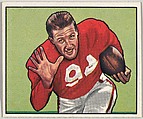 Card Number 108, Verl Lillywhite, Fullback, San Francisco 49ers, from the Bowman Football series (R407-2) issued by Bowman Gum, Issued by Bowman Gum Company, Commercial color lithograph