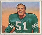 Card Number 110, Joe Watson, Center, Detroit Lions, from the Bowman Football series (R407-2) issued by Bowman Gum, Issued by Bowman Gum Company, Commercial color lithograph