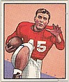 Card Number 105, Eddie Price, Fullback, New York Giants, from the Bowman Football series (R407-2) issued by Bowman Gum, Issued by Bowman Gum Company, Commercial color lithograph