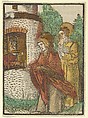 St. John in Prison, from Das Plenarium, Hans Schäufelein  German, Woodcut (hand-colored)