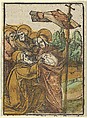 The Incredulity of Thomas, from Das Plenarium, Hans Schäufelein  German, Woodcut (hand-colored)