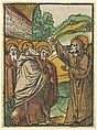 Christ Teaching the Disciples, 2, from Das Plenarium, Hans Schäufelein  German, Woodcut (hand-colored)