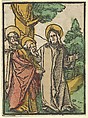Christ Talking to the Disciples, 5, from Das Plenarium, Hans Schäufelein German, Woodcut (hand-colored)