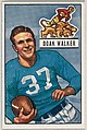 Card Number 25, Doak Walker, Halfback, Detroit Lions, from the Bowman Football series (R407-3) issued by Bowman Gum, Issued by Bowman Gum Company, Commercial color lithograph