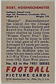 Card Number 63, Robert Hoernschemeyer, Halfback, Detroit Lions, from the Bowman Football series (R407-3) issued by Bowman Gum, Issued by Bowman Gum Company, Commercial color lithograph