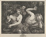 Joseph Interpreting the Dreams of Pharoah's Chief Butler and Baker, Alexander Bannerman British, Etching and engraving; proof