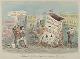 Lilthorpe's Gallant Attack on Street, Nuisances, John Leech British, Watercolor, pen and brown ink