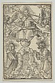 The Last Judgment, from Hymmelwagen auff dem, wer wol lebt..., Hans Schäufelein German, Woodcut