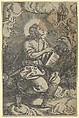 Saint John, from "The Four Evangelists", Heinrich Aldegrever German, Engraving