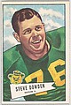 Steve Dowden, Baylor University, from the Bowman Football series (R407-4) issued by Bowman Gum, Issued by Bowman Gum Company, Commercial color lithograph