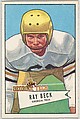Ray Beck, Georgia Tech., from the Bowman Football series (R407-4) issued by Bowman Gum, Issued by Bowman Gum Company, Commercial color lithograph
