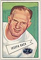 Joseph Bach, from the Bowman Football series (R407-4) issued by Bowman Gum, Issued by Bowman Gum Company, Commercial color lithograph