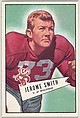 Jerome Smith, University of Wisconsin, from the Bowman Football series (R407-4) issued by Bowman Gum, Issued by Bowman Gum Company, Commercial color lithograph