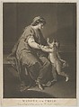 Madonna and Child, Valentine Green British, Mezzotint