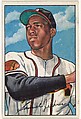 Sam Jethroe, Outfielder, Boston Braves, from Picture Cards, series 6 (R406-6) issued by Bowman Gum, Issued by Bowman Gum Company, Commercial color lithograph