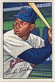 Luke Easter, First Base, Cleveland Indians, from Picture Cards, series 6 (R406-6), issued in 1952 by Bowman Gum, Issued by Bowman Gum Company, Commercial color lithograph