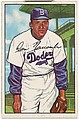 Don Newcombe, Pitcher, Brooklyn Dodgers, from the series Picture Cards (no. 128), Issued by Bowman Gum Company, Commercial color lithograph