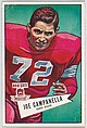 Joe Campanella, Ohio State University, from the Bowman Football series (R407-4) issued by Bowman Gum, Issued by Bowman Gum Company, Commercial color lithograph