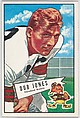 Dub Jones, Cleveland Browns, from the Bowman Football series (R407-4) issued by Bowman Gum, Issued by Bowman Gum Company, Commercial color lithograph