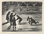 Janitor's Kids, Ida York Abelman (American, New York 1910–2002), Lithograph
