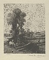 The Lock, after Constable, Walter Monteith Aikman  American, Wood engraving