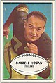 Darrell Hogan, Steelers, from the Bowman Football series (R407-5) issued by Bowman Gum, Issued by Bowman Gum Company, Commercial color lithograph