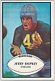 Jerry Shipkey, Steelers, from the Bowman Football series (R407-5) issued by Bowman Gum, Issued by Bowman Gum Company, Commercial color lithograph