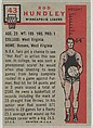 Card Number 43, Rod Hundley, Minneapolis Lakers, from the Topps Basketball series (R410) issued by Topps Chewing Gum Company, Issued by Topps Chewing Gum Company (American, Brooklyn), Commercial color lithograph