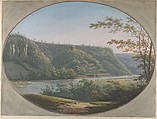 View of the Round Howe near Richmond, Yorkshire, George Cuit the Elder British, Gouache (bodycolor)