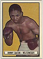 Johnny Saxton, Welterweight, from the Topps Ringside series (R411) issued by Topps Chewing Gum Company, Issued by Topps Chewing Gum Company (American, Brooklyn), Commercial color lithograph