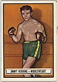 Jimmy Herring, Middleweight, from the Topps Ringside series (R411) issued by Topps Chewing Gum Company, Issued by Topps Chewing Gum Company (American, Brooklyn), Commercial color lithograph