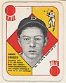 Card  Number 20, Dominick DeMaggio, Outfield, Boston Red Sox, from the Topps Red/ Blue Backs series (R414-5) issued by Topps Chewing Gum Company, Topps Chewing Gum Company  American, Commercial color lithograph