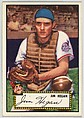 Card Number 17, Jim Hegan, Cleveland Indians, from the Topps Baseball series (R414-6) issued by Topps Chewing Gum Company, Issued by Topps Chewing Gum Company (American, Brooklyn), Commercial color lithograph