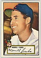 Card Number 18, Merrill Combs, Cleveland Indians, from the Topps Baseball series (R414-6) issued by Topps Chewing Gum Company, Issued by Topps Chewing Gum Company (American, Brooklyn), Commercial color lithograph