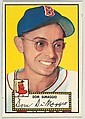 Card Number 22, Dom DiMaggio, Boston Red Sox, from the Topps Baseball series (R414-6) issued by Topps Chewing Gum Company, Issued by Topps Chewing Gum Company (American, Brooklyn), Commercial color lithograph