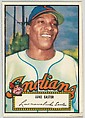 Card Number 24, Luke Easter, Cleveland Indians, from the Topps Baseball series (R414-6) issued by Topps Chewing Gum Company, Issued by Topps Chewing Gum Company (American, Brooklyn), Commercial color lithograph