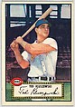 Card Number 29, Ted Kluszewski, Cincinnati Reds, from the Topps Baseball series (R414-6) issued by Topps Chewing Gum Company, Issued by Topps Chewing Gum Company (American, Brooklyn), Commercial color lithograph