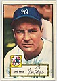 Issued by Topps Chewing Gum Company | Card Number 48, Joe Page, New ...