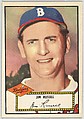 Card Number 51, Jim Russell, Brooklyn Dodgers, from the Topps Baseball series (R414-6) issued by Topps Chewing Gum Company, Issued by Topps Chewing Gum Company (American, Brooklyn), Commercial color lithograph