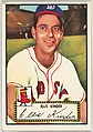 Card Number 78, Ellis Kinder, Boston Red Sox, from the Topps Baseball series (R414-6) issued by Topps Chewing Gum Company, Issued by Topps Chewing Gum Company (American, Brooklyn), Commercial color lithograph