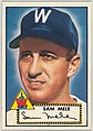 Card Number 94, Sam Mele, Washington Senators, from the Topps Baseball series (R414-6) issued by Topps Chewing Gum Company, Issued by Topps Chewing Gum Company (American, Brooklyn), Commercial color lithograph