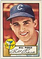 Card Number 98, Bill Pierce, Chicago White Sox, from the Topps Baseball series (R414-6) issued by Topps Chewing Gum Company, Issued by Topps Chewing Gum Company (American, Brooklyn), Commercial color lithograph