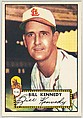 Card Number 102, Bill Kennedy, St. Louis Browns, from the Topps Baseball series (R414-6) issued by Topps Chewing Gum Company, Issued by Topps Chewing Gum Company (American, Brooklyn), Commercial color lithograph